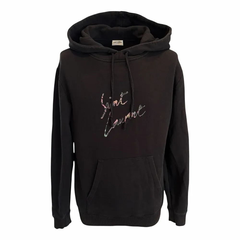 SAINT LAURENT Signature Logo Hoodie