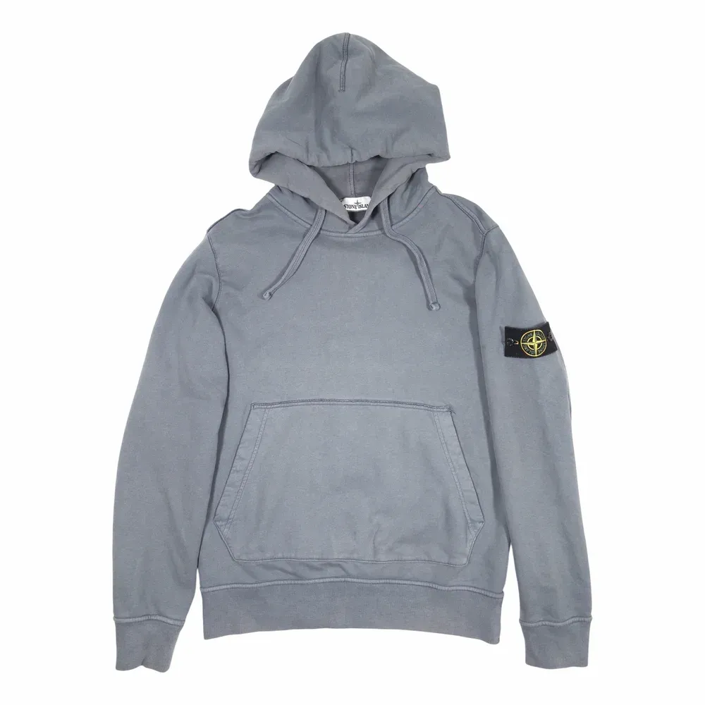 STONE ISLAND Garment Dyed Cotton Fleece Hoodie
