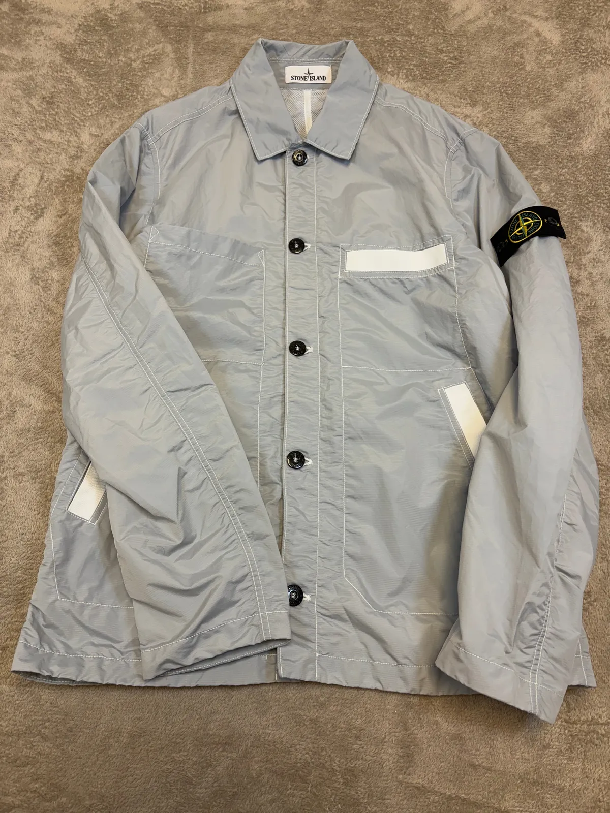 Stone Island Seersucker TC Overshirt | 2 860 kr | Str M | Sicuro