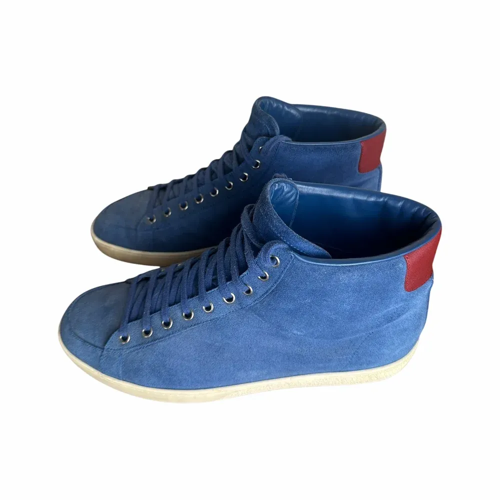 GUCCI Suede High Top Sneakers