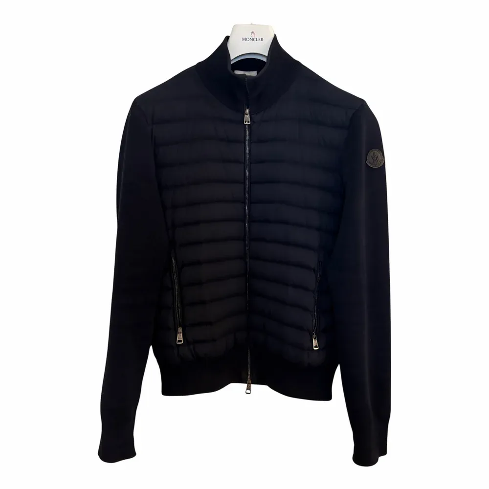 MONCLER Tricot Hybrid Zip Cardigan