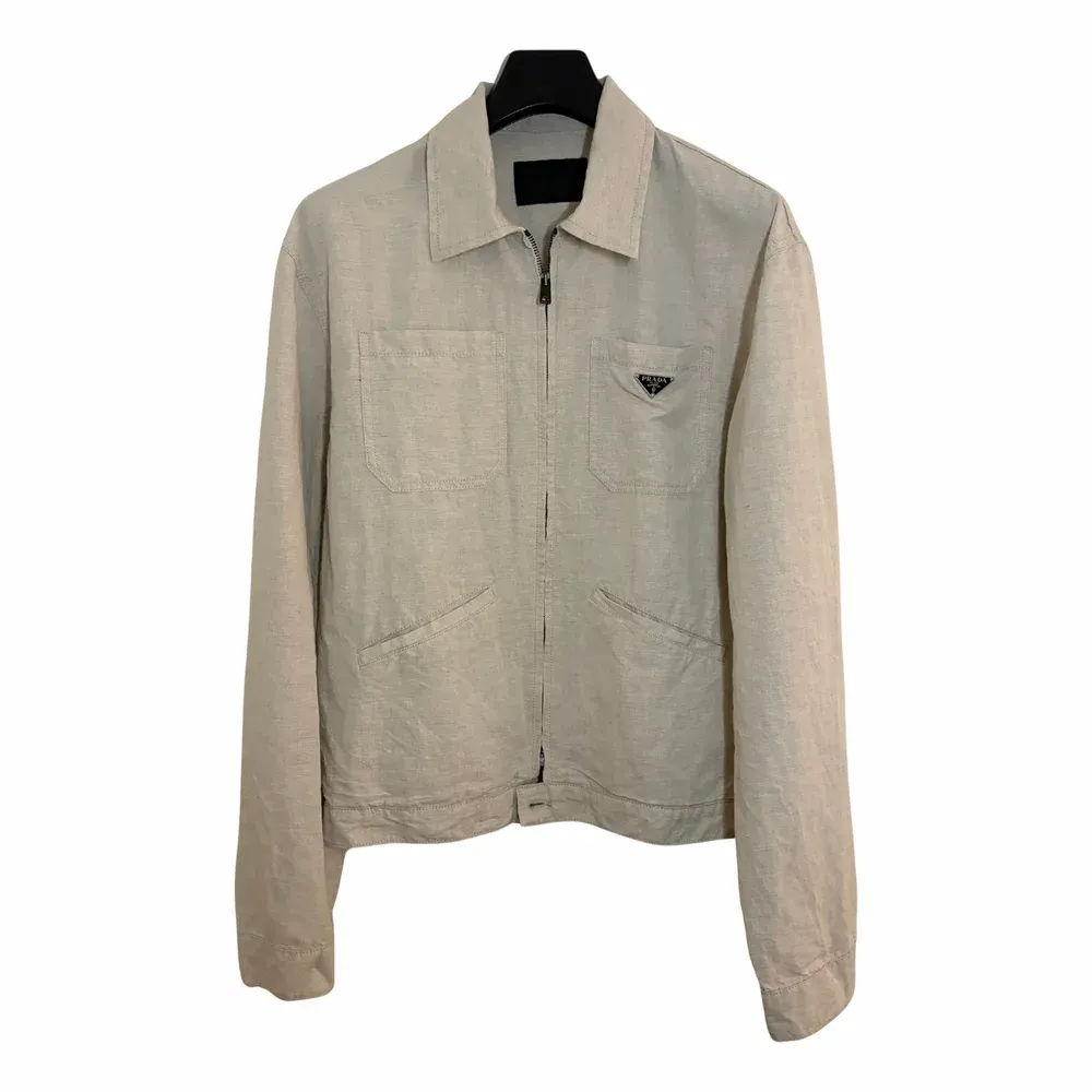 PRADA Chambray Blouson Jacket